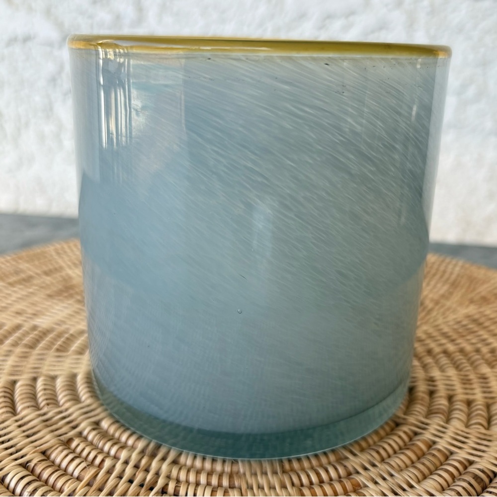 ONE - LAFCO hand blown empty candle glass‎ assorted colors EUC